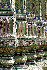 Image showing thailand   colored column ceramic    bangkok