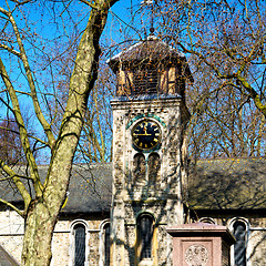 Image showing in cemetery  england europe old construction and    history