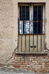 Image showing   varese palaces azzate     abstract      wood  blind   concrete