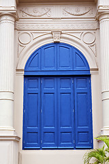 Image showing asia bangkok thailand    door palaces  temple   abstract   