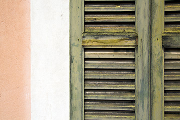 Image showing window  varese palaces italy abstract    in the concrete  brick