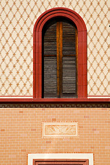 Image showing abbiate varese italy abstract   in the church and venetian blind