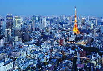 Image showing Tokyo night