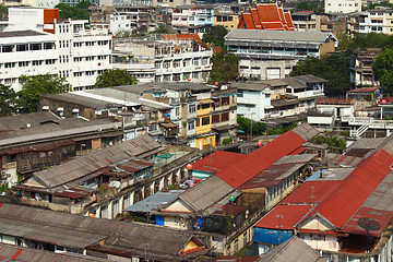 Image showing Slum area of Bangkok