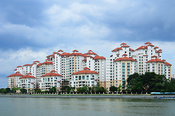 Image showing Typical public housing in Singapore