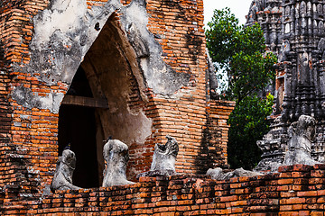 Image showing Historical architecture in Ayutthaya, Thailand