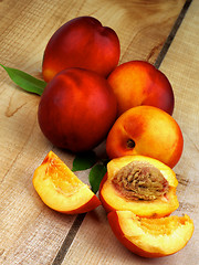 Image showing Arrangement of Peaches