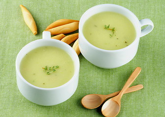 Image showing Cream Asparagus Soup