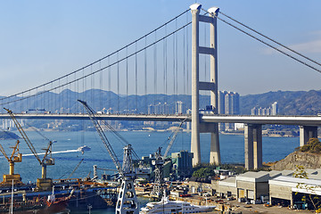 Image showing Tsing Ma Bridge