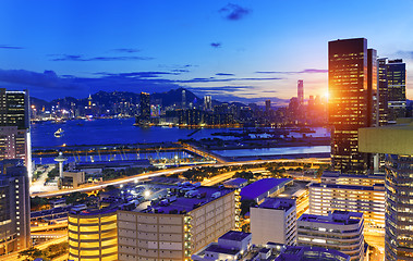 Image showing kowloon night