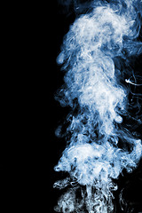 Image showing Abstract smoke isolated on black