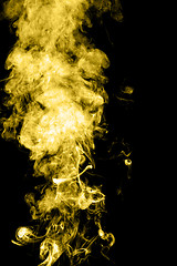 Image showing Yellow smoke