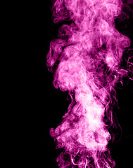 Image showing Pink smoke