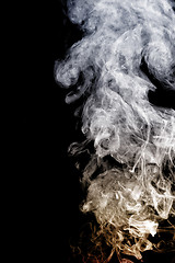 Image showing Smoke with yellow and white color