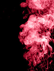 Image showing Red smoke