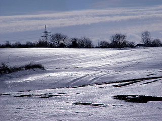 Image showing magic winter field