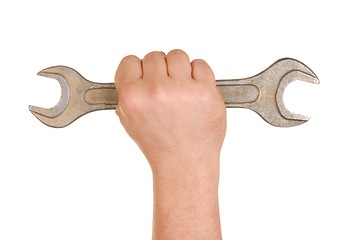 Image showing Hand with Spanner