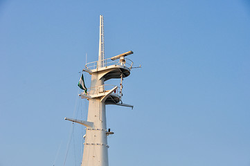 Image showing navigation, communication and safety equipment on ship