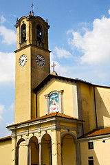 Image showing  mosaic church albizzate varese italy the old wall 