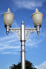 Image showing bangkok thailand street lamp     temple   abstract  