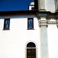 Image showing old architecture in italy europe milan religion and sunlight