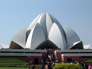 Image showing Bahai Temple, New Delhi, India