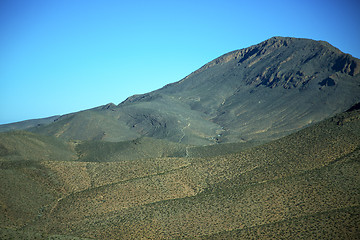 Image showing valley in   africa morocco  