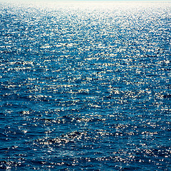 Image showing in mediterranean see greece island and the  background    hill  