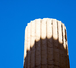 Image showing  athens in greece the old architecture and historical place part