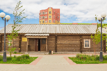 Image showing Wooden house   