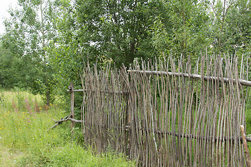 Image showing Rural fence  