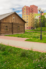 Image showing Wooden house   