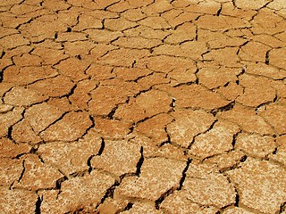 Image showing Dry lake bed