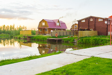 Image showing At the pond  