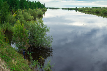 Image showing by the river   