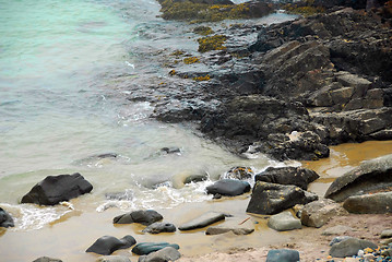 Image showing Rocky coast