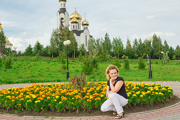 Image showing Portrait of a woman