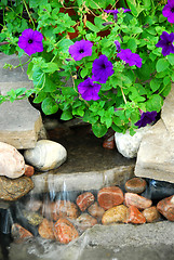 Image showing Rock fountain