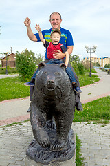 Image showing Father and son  