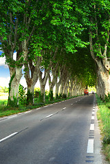 Image showing French country road