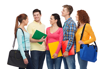 Image showing group of smiling teenagers