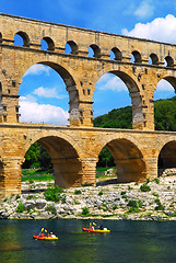 Image showing Pont du Gard in southern France