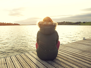 Image showing A day on the lake