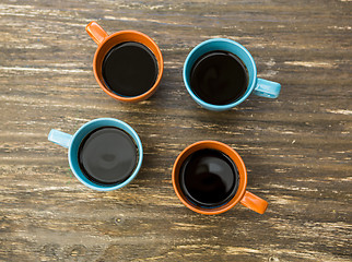 Image showing Cups of coffee 