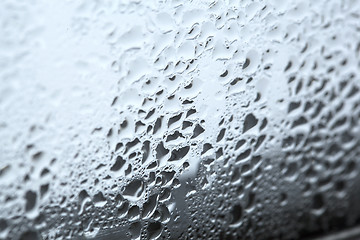 Image showing Closeup of humidity at a window