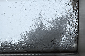 Image showing Closeup of humidity at a window