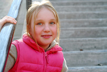 Image showing Girl portrait outdoor