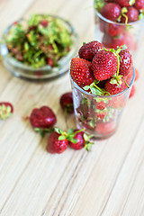 Image showing Fresh ripe strawberry 