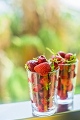 Image showing Fresh ripe strawberry 