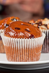 Image showing different muffins with apples 